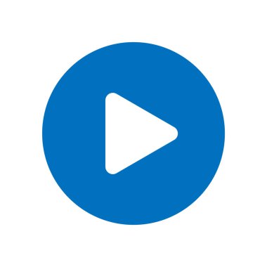 Çalma düğmesinin vektör illüstrasyon simgesi 