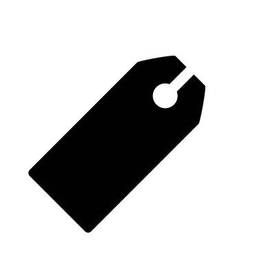 etiket simgesi vektör illüstrasyonu