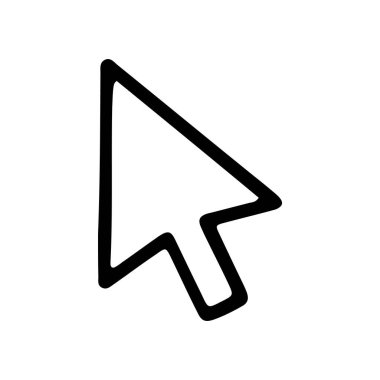 imleç simgesi, vektör illüstrasyon tasarımı