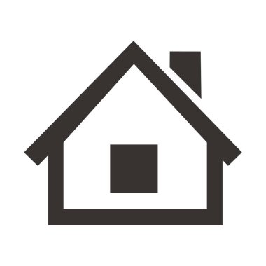 ev simgesi vektör illüstrasyonu