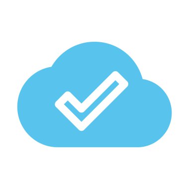 bulut web vektör simgesi