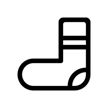 çorap vektör kabartma düz simgesi