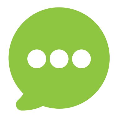 Konuşma balonu ikonu. vektör illüstrasyonu