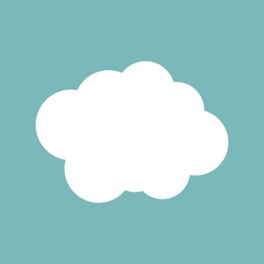 bulut web vektör simgesi