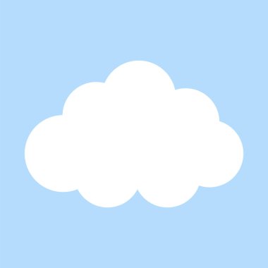 bulut web vektör simgesi