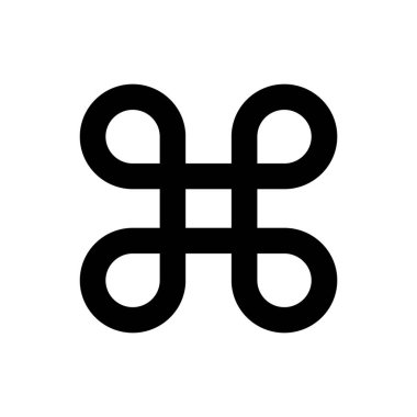 b harfinin vektör çizimi