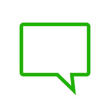 konuşma kabarcığı vektör çizimi