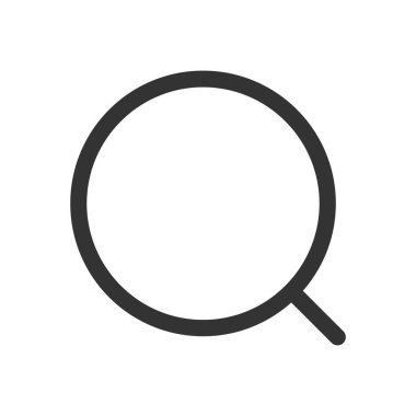 Arama simgesi vektör illüstrasyonu