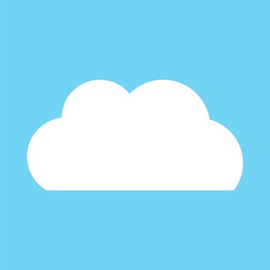 bulut web vektör simgesi