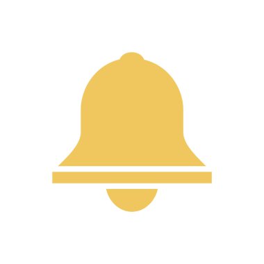 Çan simgesi vektör illüstrasyonu