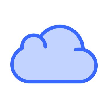 bulut web vektör simgesi