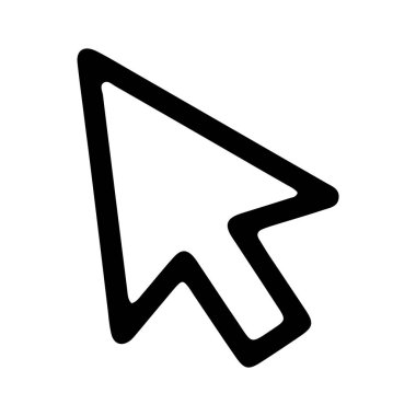 imleç simgesi, vektör illüstrasyon tasarımı