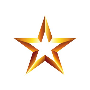 yıldız simgesi vektör illüstrasyonu