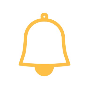 Çan simgesi vektör illüstrasyonu