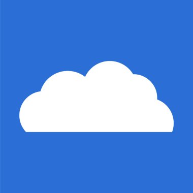 bulut web vektör simgesi