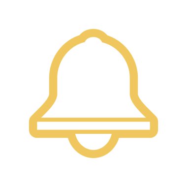 Çan simgesi vektör illüstrasyonu