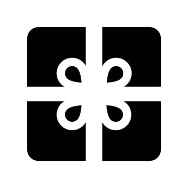 hediye simgesi, vektör çizimi