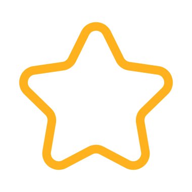 yıldız simgesi vektör illüstrasyonu