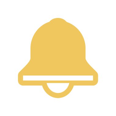 Zil. Web simgesi basit illüstrasyon