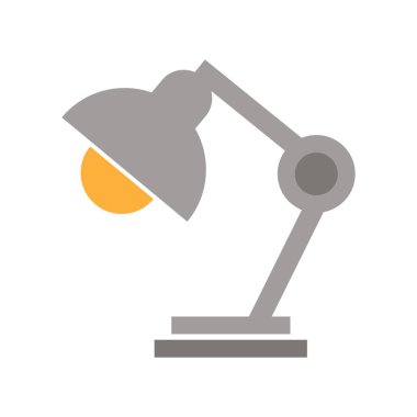 Resepsiyon lambası simgesi. Vektör çizim