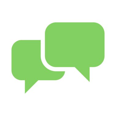 konuşma kabarcığı vektör çizimi