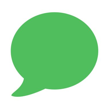 konuşma kabarcığı ikonu vektör çizimi grafik tasarımı