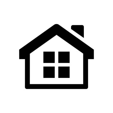 ev simgesi vektör illüstrasyonu