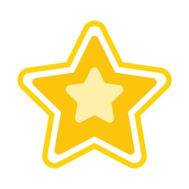 yıldız simgesi vektör illüstrasyonu