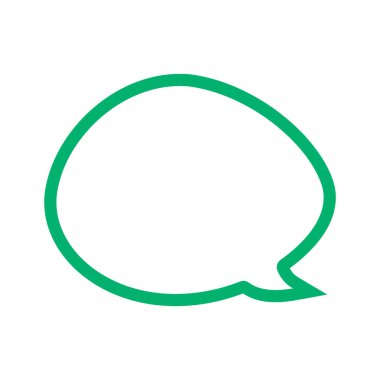 konuşma balonu ikonu vektör illüstrasyon tasarımı