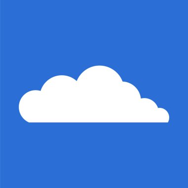 bulut web vektör simgesi