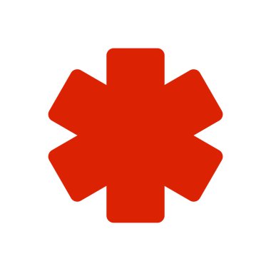 çapraz düz simge, vektör çizimi