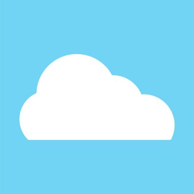 bulut web vektör simgesi