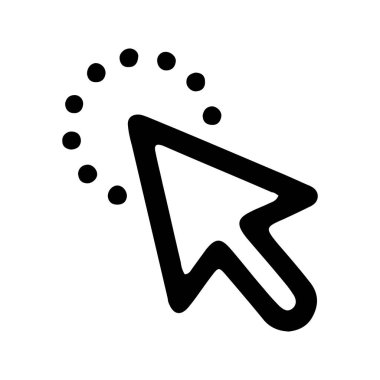 imleç simgesi, vektör illüstrasyon tasarımı