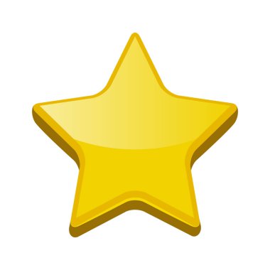 Yıldız simgesi. Web için yıldız vektör simgelerinin düz çizimi