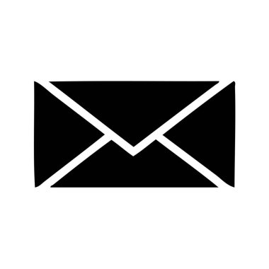 zarf e- posta simgesi vektör illüstrasyonu