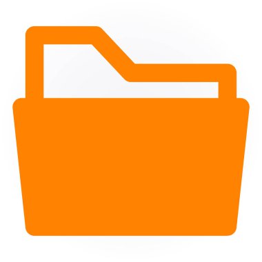 Dosya. Web simgesi basit illüstrasyon