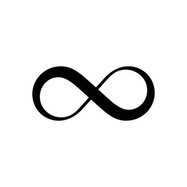Sonsuzluk vektör logo tasarım şablonu