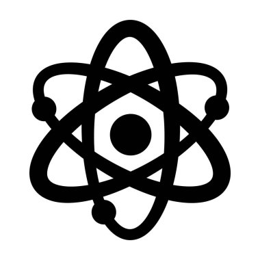 atom. Web simgesi basit tasarım