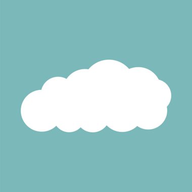 bulut web vektör simgesi