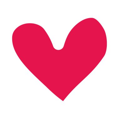 Arka planda kalp ikonu var. Aşk logosu kalp çizimi.