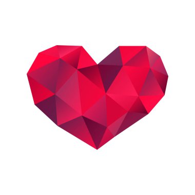 Arka planda kalp ikonu var. Aşk logosu kalp çizimi.