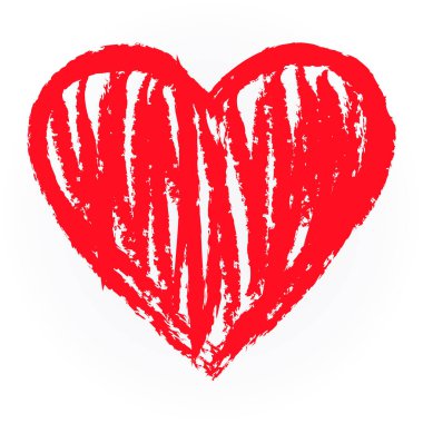 Arka planda kalp ikonu var. Aşk logosu kalp çizimi.