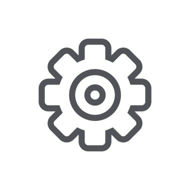Teçhizat Web simgesi basit illüstrasyon