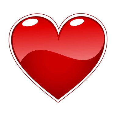 Arka planda kalp ikonu var. Aşk logosu kalp çizimi.