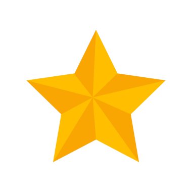 yıldız simgesi vektör illüstrasyonu