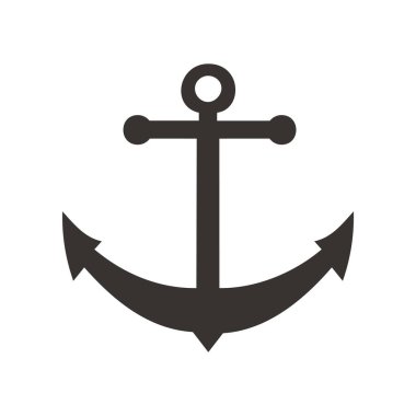 Çapa simgesi işareti. vektör çizimi tasarımı