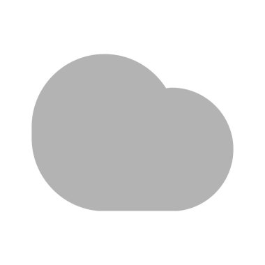 bulut web vektör simgesi