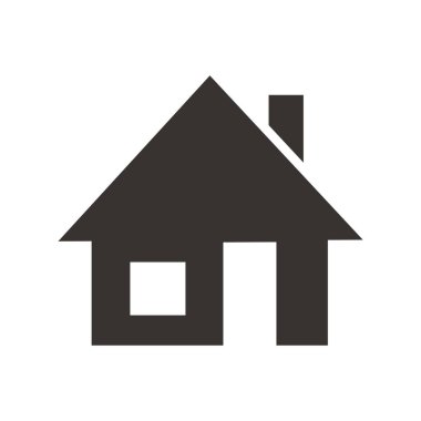 ev simgesi vektör illüstrasyonu