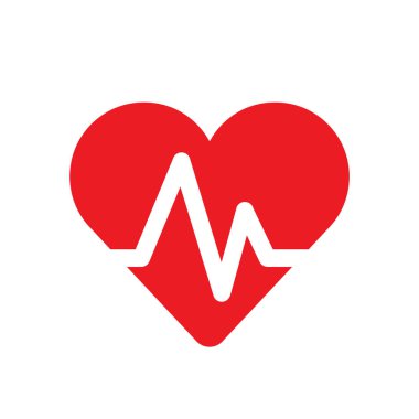 Arka planda kalp ikonu var. Aşk logosu kalp çizimi.