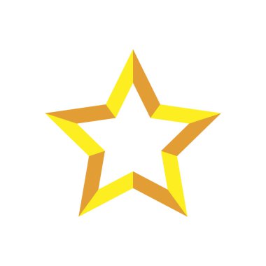 yıldız simgesi vektör illüstrasyonu